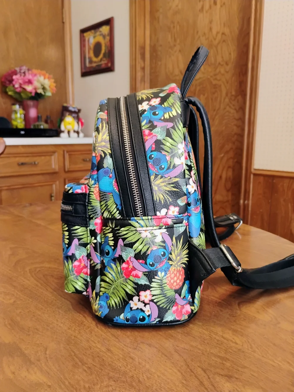 Disney Loungefly Original Parks Stitch Pineapple Tropical Mini Backpack Retired
